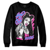 Jordan 4 GS “Hyper Violet” DopeSkill Sweatshirt New H.M.O Graphic Streetwear - Black