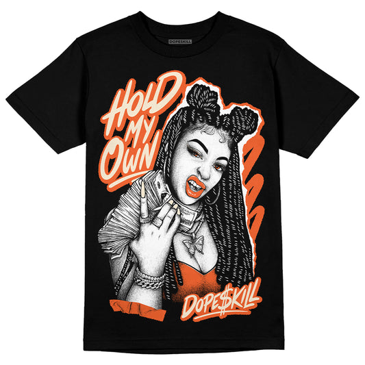 Jordan 3 Georgia Peach DopeSkill T-Shirt New H.M.O Graphic Streetwear - Black