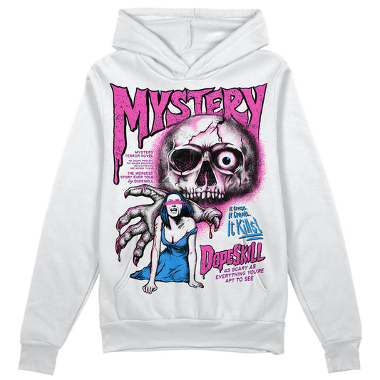 Jordan 4 GS “Hyper Violet” DopeSkill Hoodie Sweatshirt Mystery Ghostly Grasp Graphic Streetwear - White