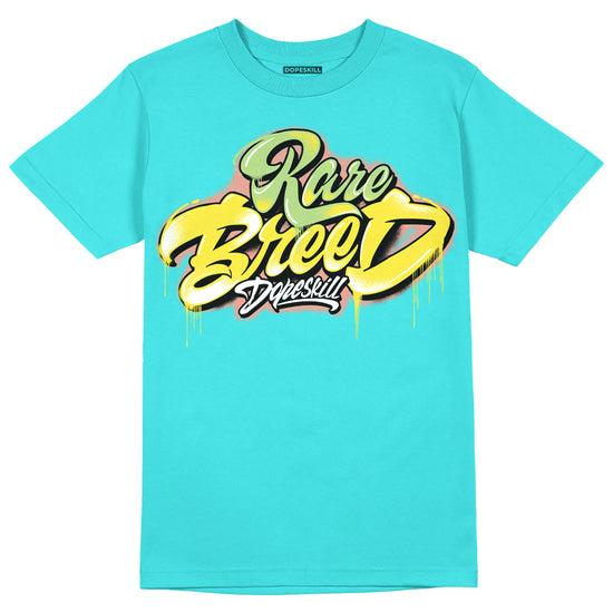 New Balance 9060 “Cyan Burst” DopeSkill Virtual Blue T-Shirt Rare Breed Type Graphic Streetwear