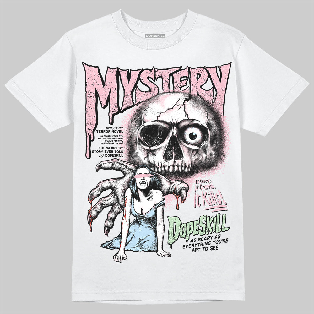 Jordan 4 Retro Valentine's Day (2026) (GS) DopeSkill T-Shirt Mystery Ghostly Grasp Graphic Streetwear - White