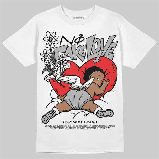 New Balance 2002R ‘Steel Orca’ DopeSkill T-Shirt No Fake Love Graphic Streetwear - White