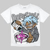 Jordan 5 Wolf Grey DopeSkill T-Shirt Pour Up Graphic Streetwear - White 