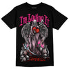 Dunk Low LX Pink Foam DopeSkill T-Shirt New I'm Loving It Graphic Streetwear - Black