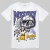 Jordan 4 Retro Lakers DopeSkill T-Shirt Mystery Ghostly Grasp Graphic Streetwear - White