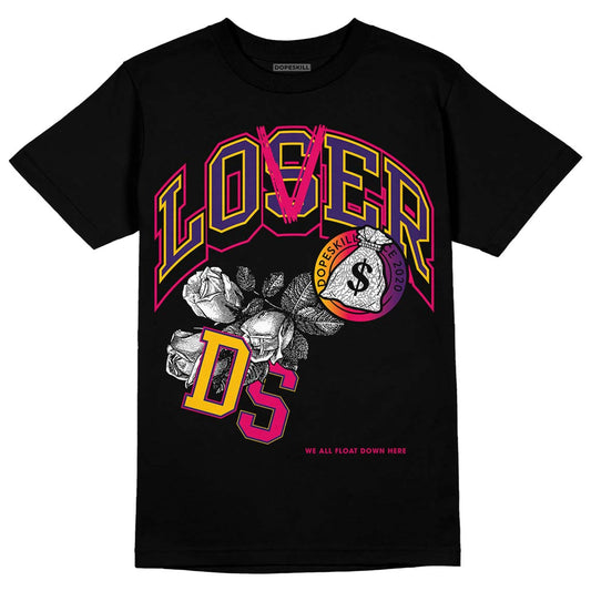 Jordan 3 Retro SP J Balvin Medellín Sunset DopeSkill T-Shirt Loser Lover Graphic Streetwear - Black