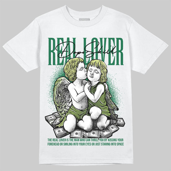 Foamposite Pro 'Pine Green' DopeSkill T-Shirt Real Lover Graphic Streetwear - White
