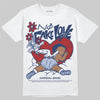 Jordan 6 Retro 'White And Midnight Navy' DopeSkill T-Shirt No Fake Love Graphic Streetwear - White