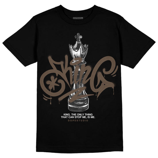 Jordan 1 Retro High OG Palomino DopeSkill T-Shirt King Chess Graphic Streetwear - Black