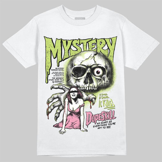 Chase B x Travis Scott x Jordan Jumpman Jack DopeSkill T-Shirt Mystery Ghostly Grasp Graphic Streetwear - White