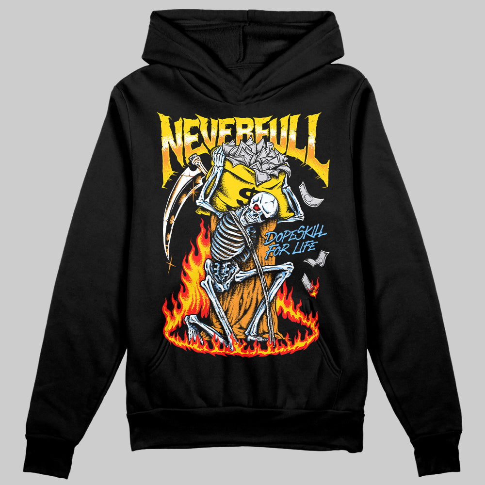 Jordan 6 “Yellow Ochre” DopeSkill Hoodie Sweatshirt Heartless Graphic Streetwear - Black