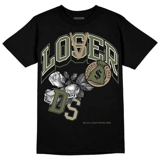 Air Max 90 Ballistic Neutral Olive DopeSkill T-Shirt Loser Lover Graphic Streetwear - Black