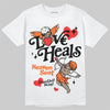 Jordan 1 Retro High OG Shattered Backboard (2025) DopeSkill T-Shirt New Love Heals Graphic Streetwear - White