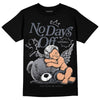 Jordan 14 Retro 'Stealth' DopeSkill T-Shirt New No Days Off Graphic Streetwear - Black