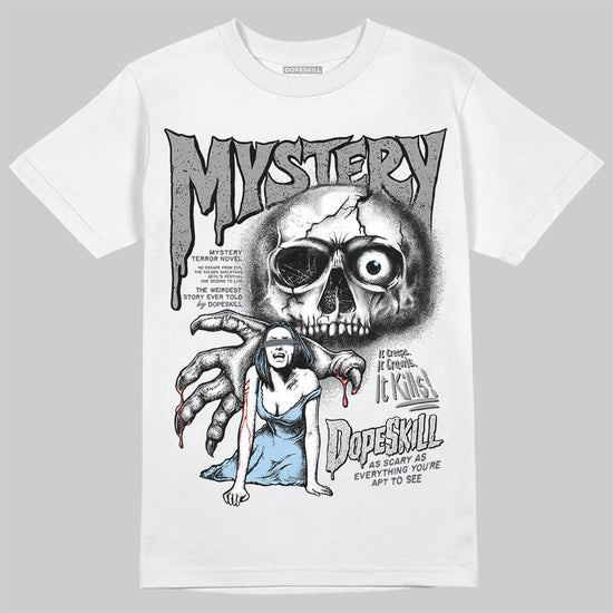 Jordan 5 Retro Wolf Grey (2026) DopeSkill T-Shirt Mystery Ghostly Grasp Graphic Streetwear - White
