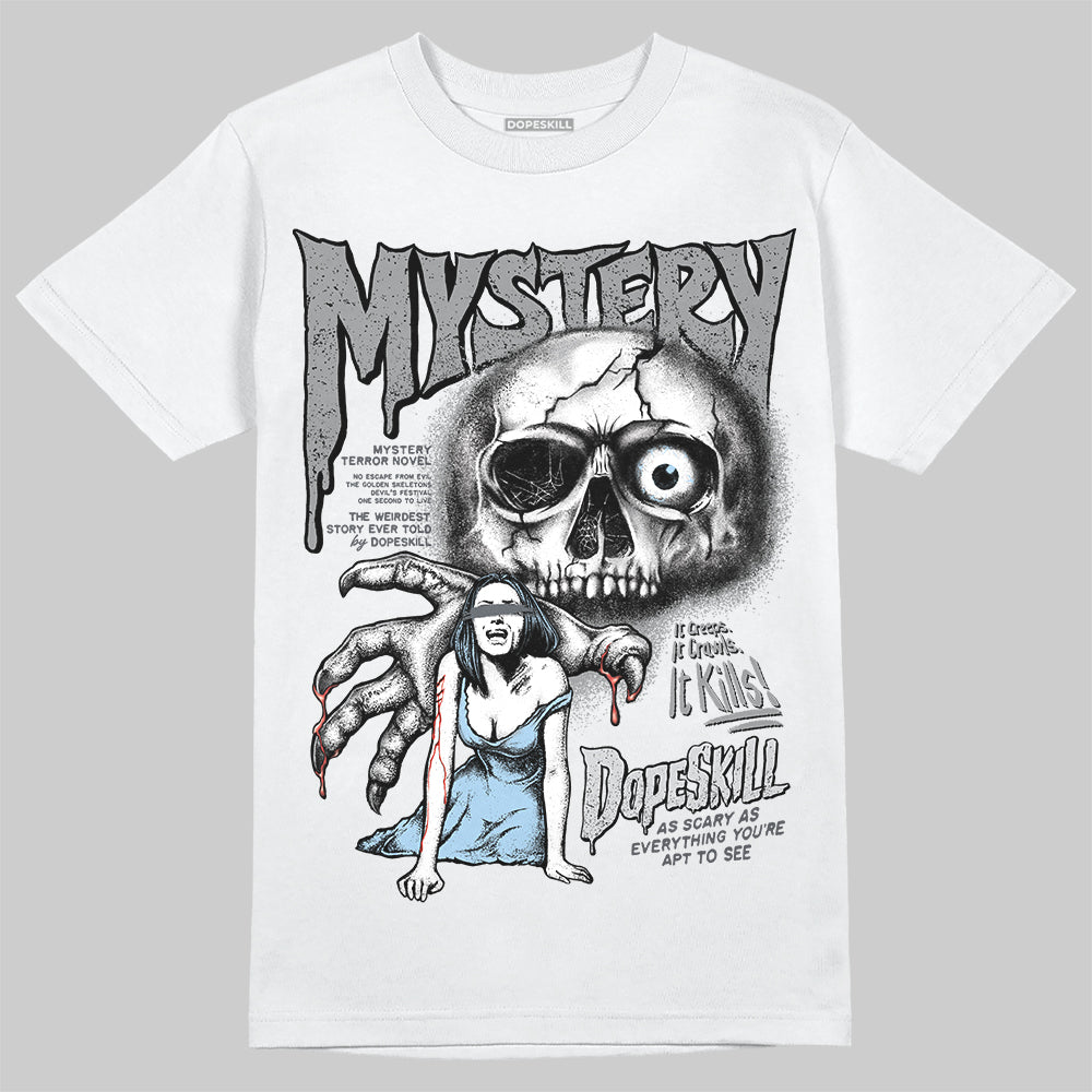 Jordan 5 Retro Wolf Grey (2026) DopeSkill T-Shirt Mystery Ghostly Grasp Graphic Streetwear - White