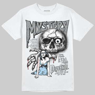 Jordan 5 Retro Wolf Grey (2026) DopeSkill T-Shirt Mystery Ghostly Grasp Graphic Streetwear - White