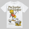 Yellow Sneakers DopeSkill T-Shirt Play together, Stay together Graphic Streetwear - White