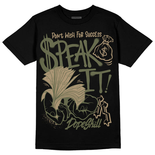 Air Max 90 Ballistic Neutral Olive DopeSkill T-Shirt Speak It Graphic Streetwear - black
