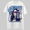 University Blue Sneakers DopeSkill T-Shirt The Dough Graphic Streetwear - White