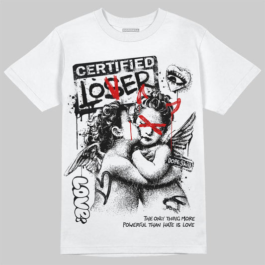 Dunk Low Panda White Black DopeSkill T-Shirt Certified Lover Graphic Streetwear - White 