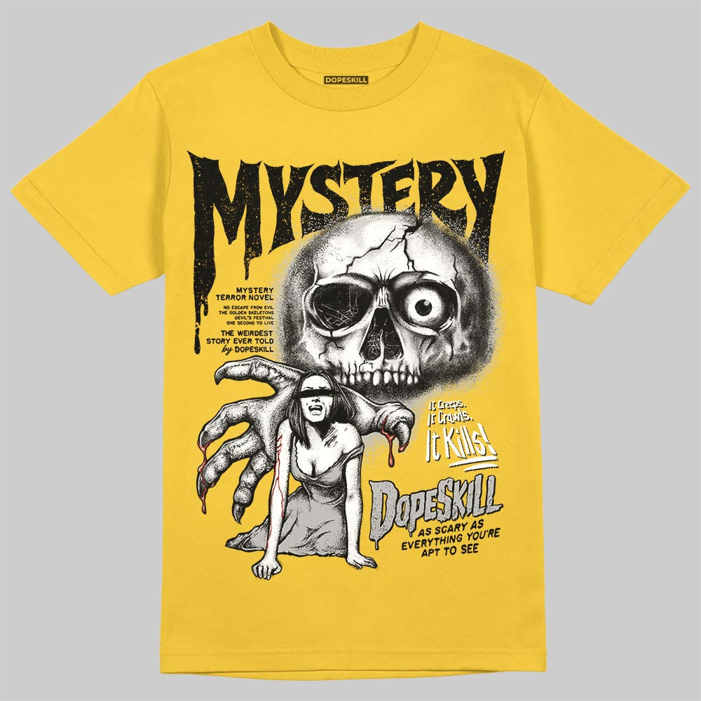 Jordan 5 'Tokyo' DopeSkill T-Shirt Mystery Ghostly Grasp Graphic Streetwear - Gold