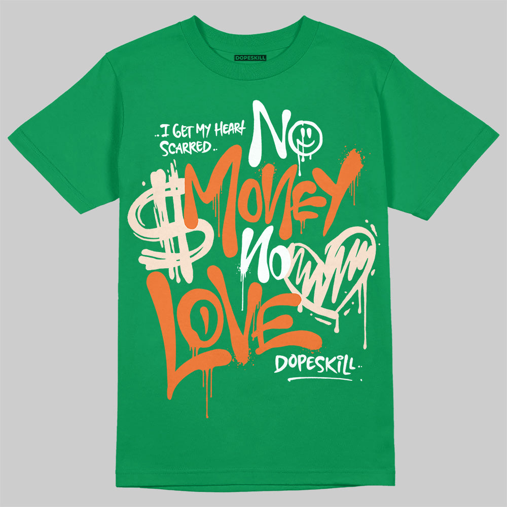 Jordan 3 Retro SP Nina Chanel Abney Bicoastal DopeSkill Green T-shirt No Money No Love Typo Graphic Streetwear