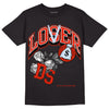 Jordan 6 Retro Toro Bravo DopeSkill T-Shirt Loser Lover Graphic Streetwear - black