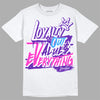 Dunk Low Championship Court Purple DopeSkill T-Shirt LOVE Graphic Streetwear - White