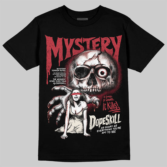 Jordan 4 “Sierra Red" DopeSkill T-Shirt Mystery Ghostly Grasp Graphic Streetwear - Black