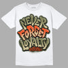 Olive Sneakers DopeSkill T-Shirt Never Forget Loyalty Graphic Streetwear - Black