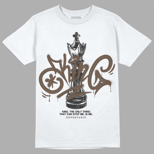 Jordan 1 Retro High OG Palomino DopeSkill T-Shirt King Chess Graphic Streetwear - White