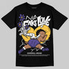 Kobe 8 Protro "Lakers Home" DopeSkill T-Shirt No Fake Love Off Graphic Streetwear - Black