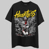 Jordan 4 Thunder DopeSkill T-Shirt Heartless Graphic Streetwear  - Black