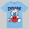 University Blue Sneakers DopeSkill T-Shirt Endeavor Graphic Streetwear - Carolina Blue