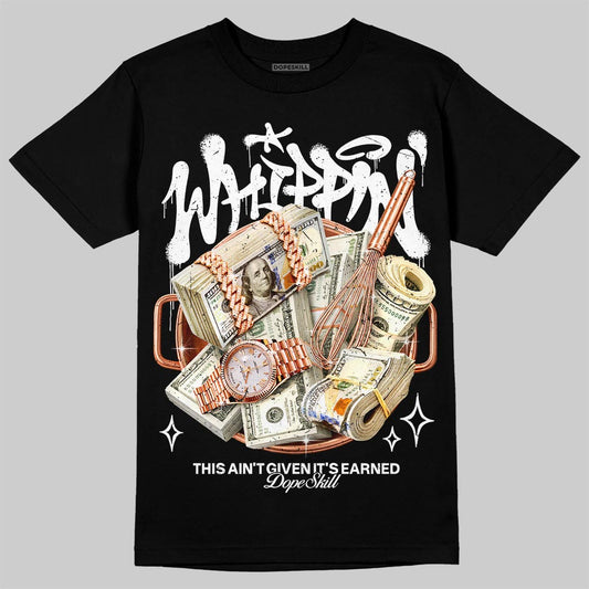 Dunk Low Panda White Black DopeSkill T-Shirt Whippin Graphic Streetwear - Black