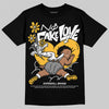 New Balance 9060 Varsity Gold (GS) DopeSkill T-Shirt No Fake Love Graphic Streetwear - Black