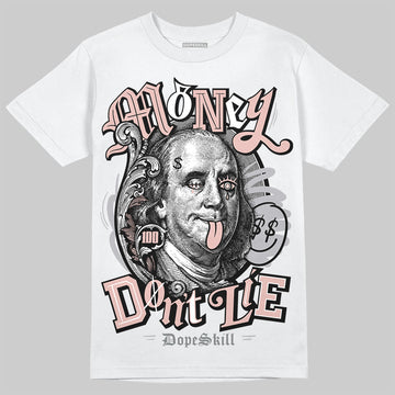 ASICS Gel-1130 'White Neutral Pink' DopeSkill T-Shirt Money Don't Lie Graphic Streetwear - White 