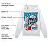 Military Blue 4s DopeSkill Hoodie Sweatshirt Mystery Ghostly Grasp Graphic