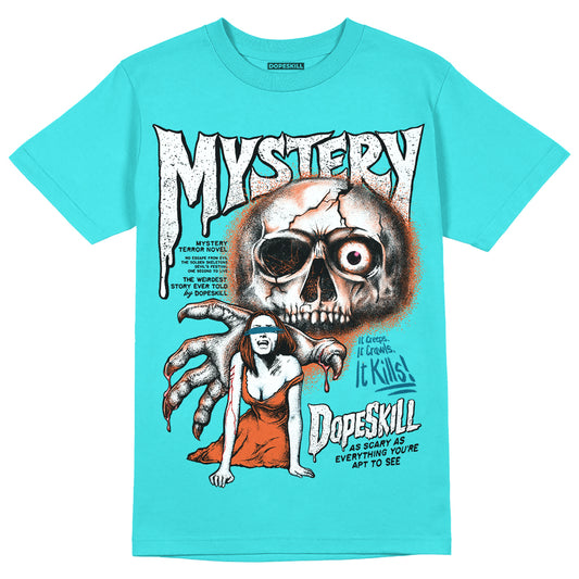 Dunk Low “Miami Dolphins” DopeSkill Tahiti Blue T-shirt Mystery Ghostly Grasp Graphic Streetwear 