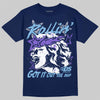 University Blue Sneakers DopeSkill T-Shirt Got It Out The Mud Graphic Streetwear - navy