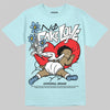 Dunk Low GS “Glacier Blue” DopeSkill Chambray T-shirt No Fake Love Graphic Streetwear