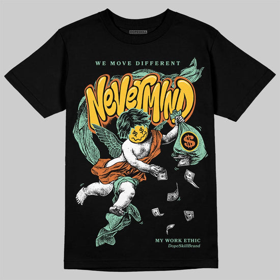 SB Dunk Low Rodeo Tourmaline DopeSkill T-Shirt Nevermind Graphic Streetwear - Black