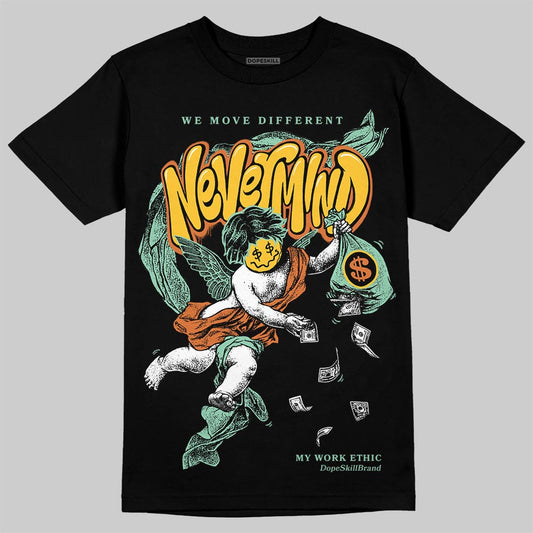 SB Dunk Low Rodeo Tourmaline DopeSkill T-Shirt Nevermind Graphic Streetwear - Black