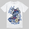 Jordan Spizike Low “Storm Blue” DopeSkill T-Shirt Smile Through The Pain Graphic Streetwear - White