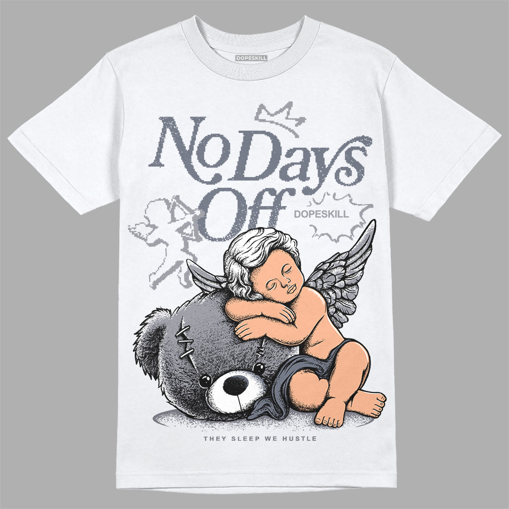 Jordan 14 Retro 'Stealth' DopeSkill T-Shirt New No Days Off Graphic Streetwear - White