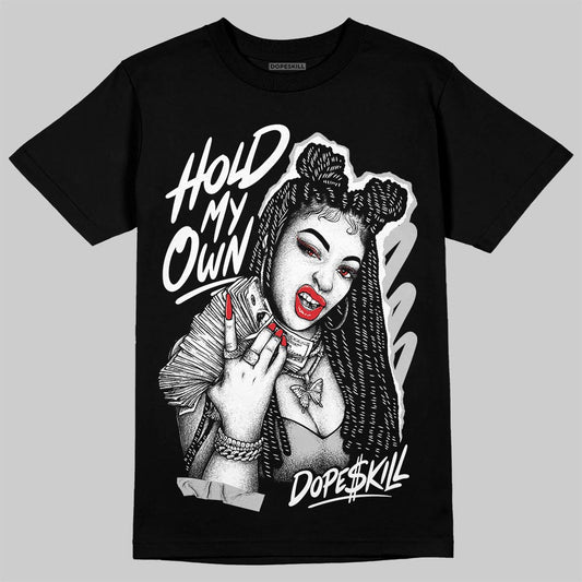 Air Foamposite One 'Triple White' DopeSkill T-Shirt New H.M.O Graphic Streetwear - Black