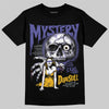Jordan 4 Retro Lakers DopeSkill T-Shirt Mystery Ghostly Grasp Graphic Streetwear - Black