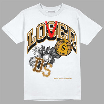 Jordan 13 Wheat 2023 DopeSkill T-Shirt Loser Lover Graphic Streetwear - White