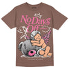 Dunk Low Smokey Mauve Playful Pink DopeSkill Brown Savana T-shirt  New No Days Off Graphic Streetwear 